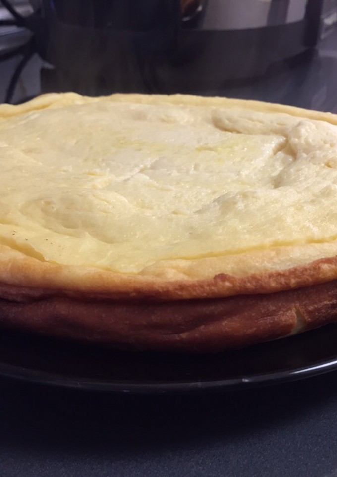 Una foto de Tarta queso a la medida del yogur