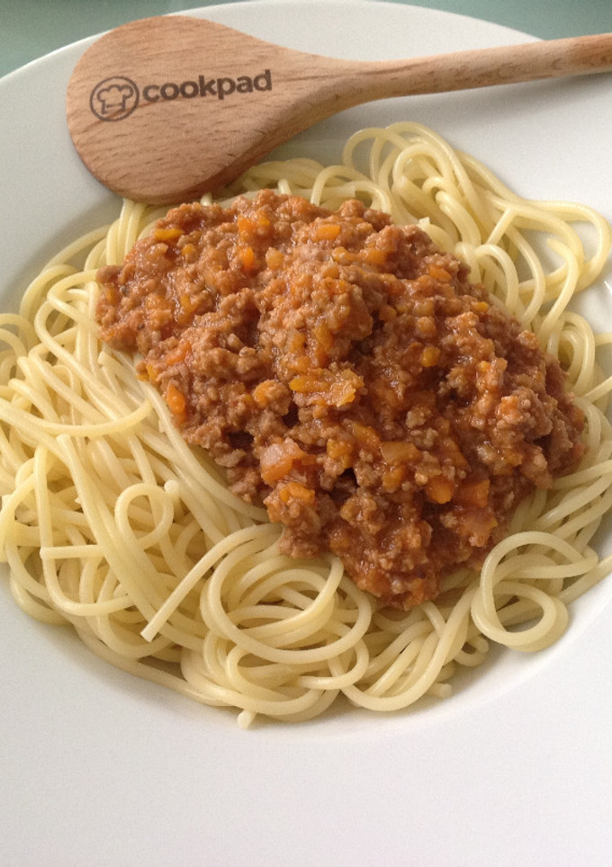 Una foto de Spaguetti boloñesa