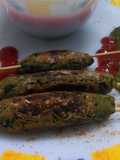 Hare Chane Aur Palak Ke Sheekh Kebab