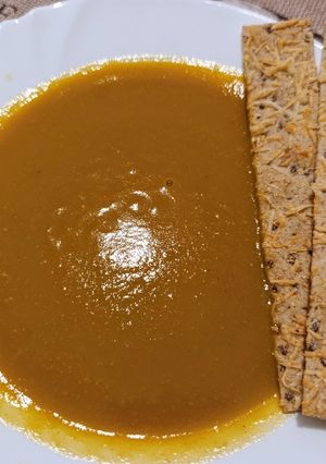 Édesburgonya krémleves Vegital készülékkel recept fotója