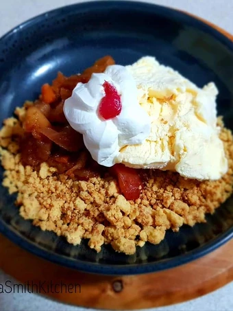 How To Prepare Deconstructe apple crumble which So Delicious