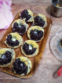 Foto resep Marmer Cake #Ketopad #KisahKasihCookpad
