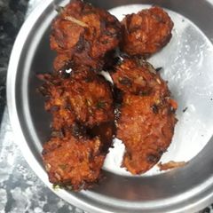 Raw mango fritters A picture of Raw mango fritters.