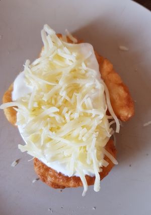 Lángos recept fotója