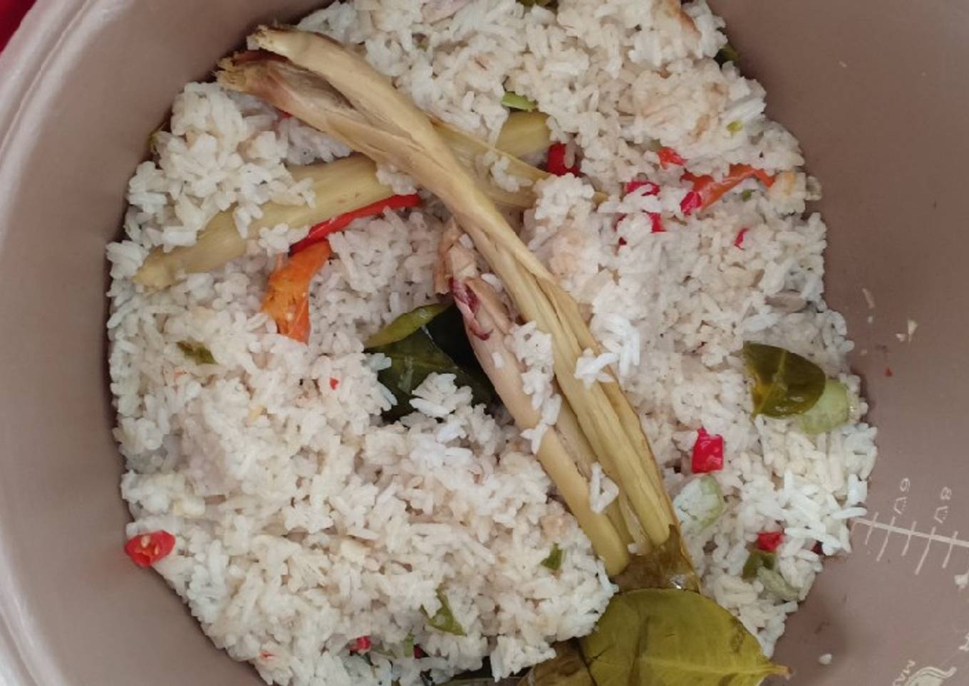 Nasi liwet ricecooker