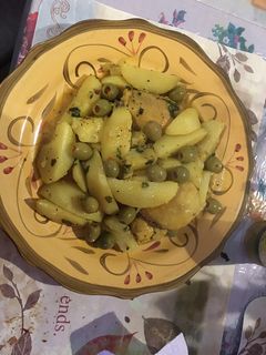 صورة لوصفة دجاج بالبطاطا والزيتون