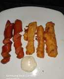 Yucas rebozadas