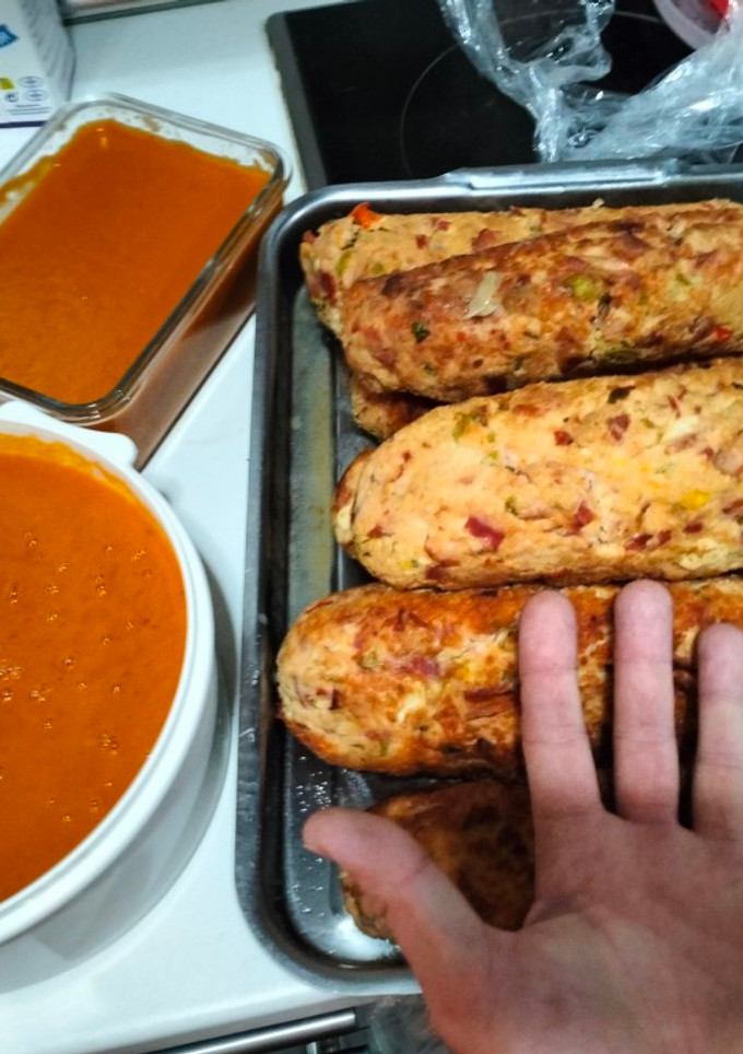 Una foto de Rollos de carne rellenos de felicidad