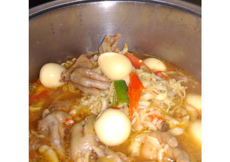 Tumis Ceker Telur Puyuh Rambut Nenek Ala Anak Kos