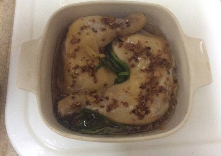 Sesame oil spring onion chicken