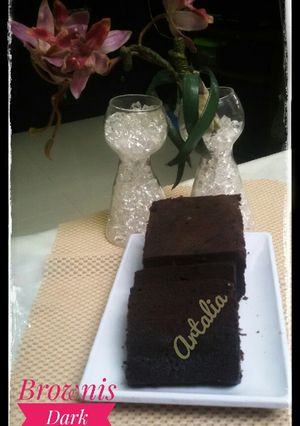Foto resep Brownies Dark Choco