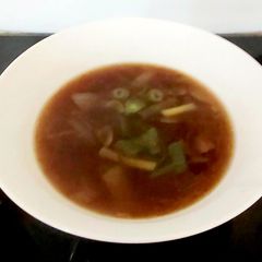 A picture of Japanese Onion Soup 🥰.