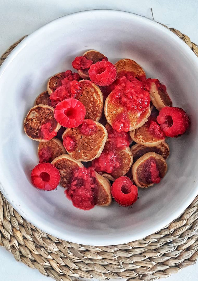 Una foto de 🌱MINI PANCAKES CEREAL VEGANOS 🌱