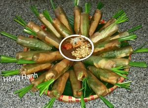 Hình của món Gỏi Cuốn Chay Bánh Tráng Lứt.