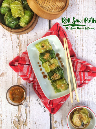 Resep Roll Sawi Putih (Isi Ayam, Udang &amp; Bayam) Ekonomis