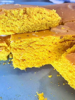 A picture of Sfouf - Lebanese turmeric cake (almost vegan! egg-free, butter-free).