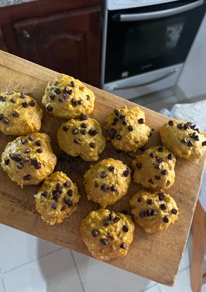 Una foto de Galletitas de zanahoria sin tacc y sin azúcar a la freidora