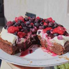 A picture of Marquise de chocolate.