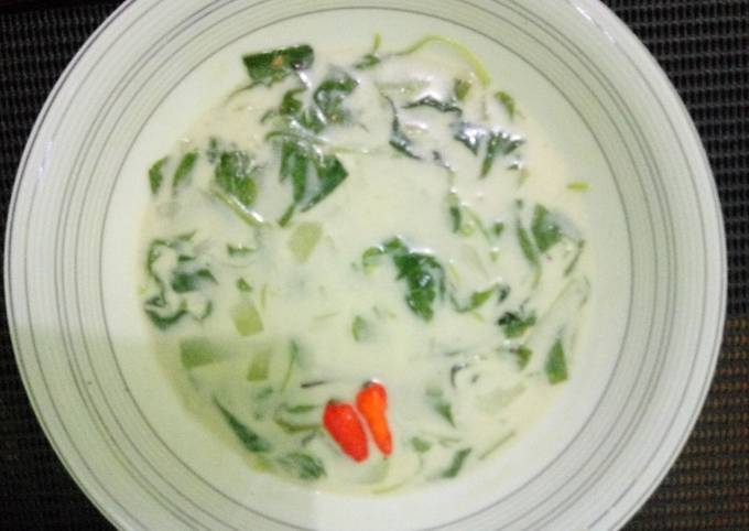 Sayur Bobor Bayam + Labu siam + Kemangi
