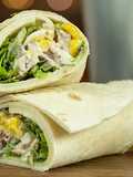 Wraps de Alface com Atum e Abacate