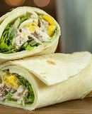 Wraps de Alface com Atum e Abacate