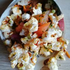 Popcorn bhel A picture of Popcorn bhel.