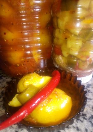 صورة لوصفة مخلل ليمون اضاليا سريع 🌶️🍋