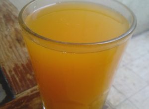 Una foto de Agua fresca de mango
