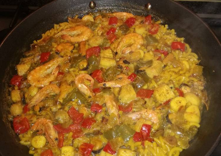 Fideuá de marisco (facilísimo)