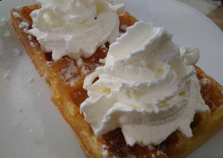 A révélé le secret de la recette Gaufres Crousti-moelleuses spécial