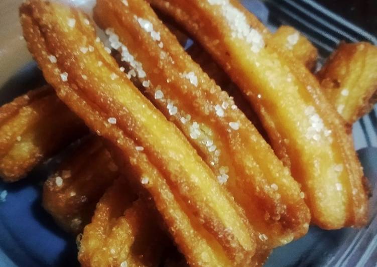 Churros with brown sugar