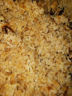 A picture of Spanish rice.