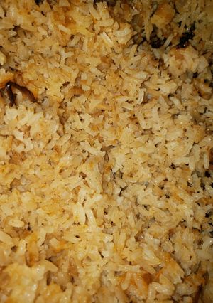 A picture of Spanish rice.