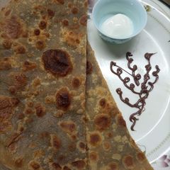 A picture of Nutella paratha😋😋😋.