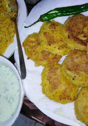 A picture of Shami kabab.