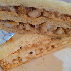 Chicken Tikka sandwich A picture of Chicken Tikka sandwich.
