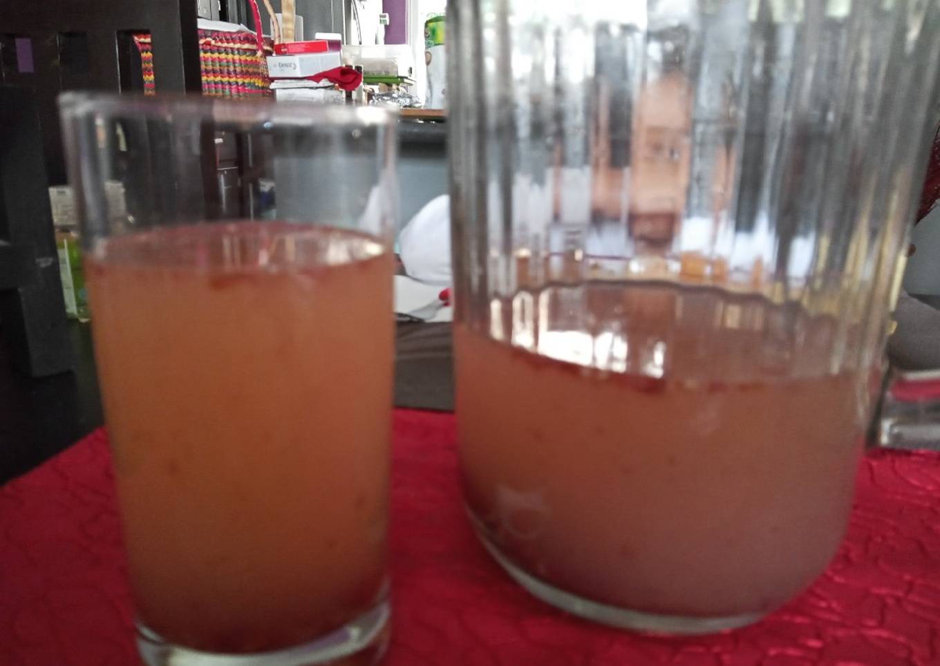 Agua de toronja y arándano 🍊