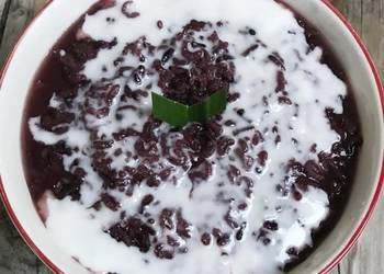 Resep Populer Bubur ketan hitam Enak Bergizi