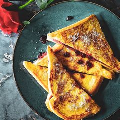 Jam Doughnut French Toast Sandwiches A picture of Jam Doughnut French Toast Sandwiches.