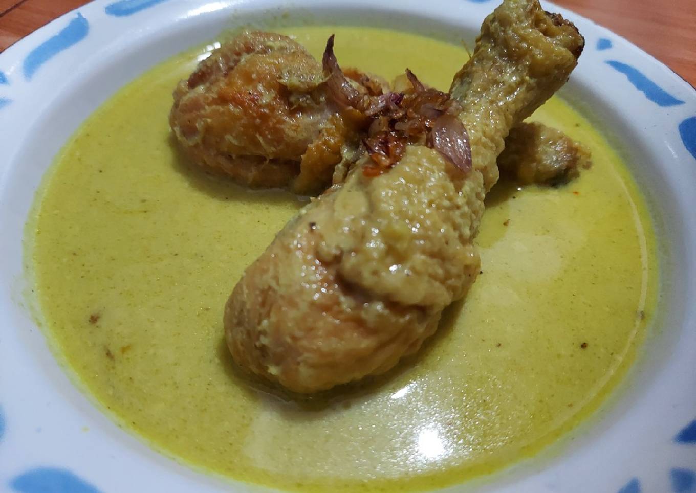 Opor ayam anti repot