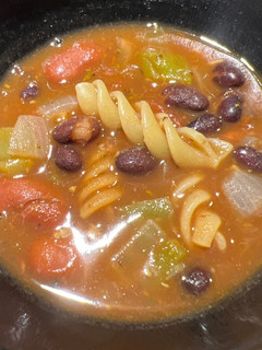 A picture of Easy 2 Bean Soup 🥣.