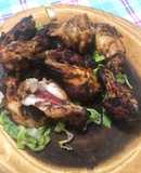 Alitas con salsa buffalo casera 🕶 en air fryer