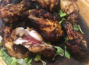 Una foto de Alitas con salsa buffalo casera 🕶 en air fryer