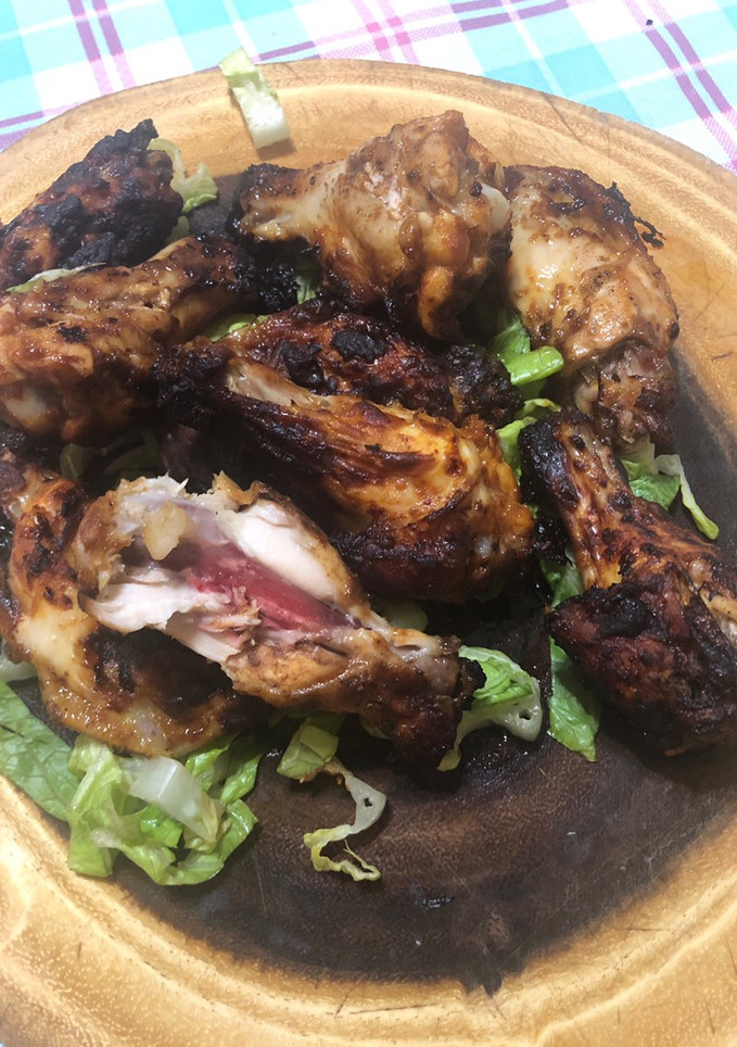 Una foto de Alitas con salsa buffalo casera 🕶 en air fryer