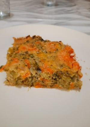 Una foto de Terrina de brócoli y zanahoria súper fácil y riquísima