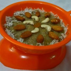 A picture of Banana halwa.