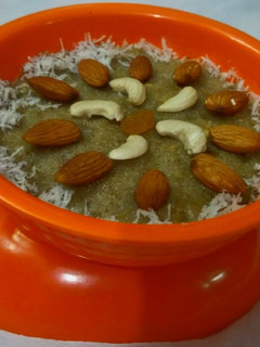 A picture of Banana halwa.