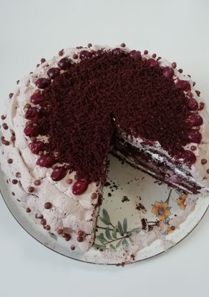 O poză a rețetei Tort cu vișine.