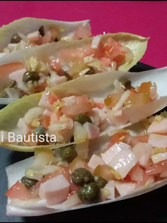Una foto de Endivias rellenas