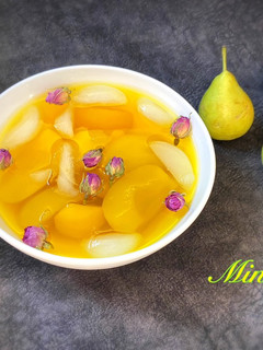 عکسی از دستور کمپوت گلابی و سیب 🍐🍏